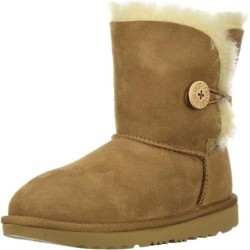 Bottes UGG Enfant Mixte Bailey Button II Mouton Qualité Supérieure