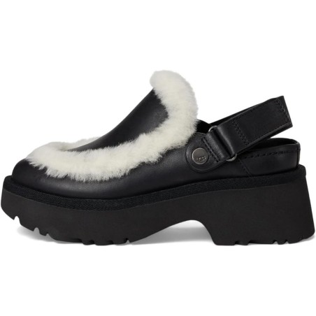 UGG Esmee Leather Clog Doublure Chaude Douce